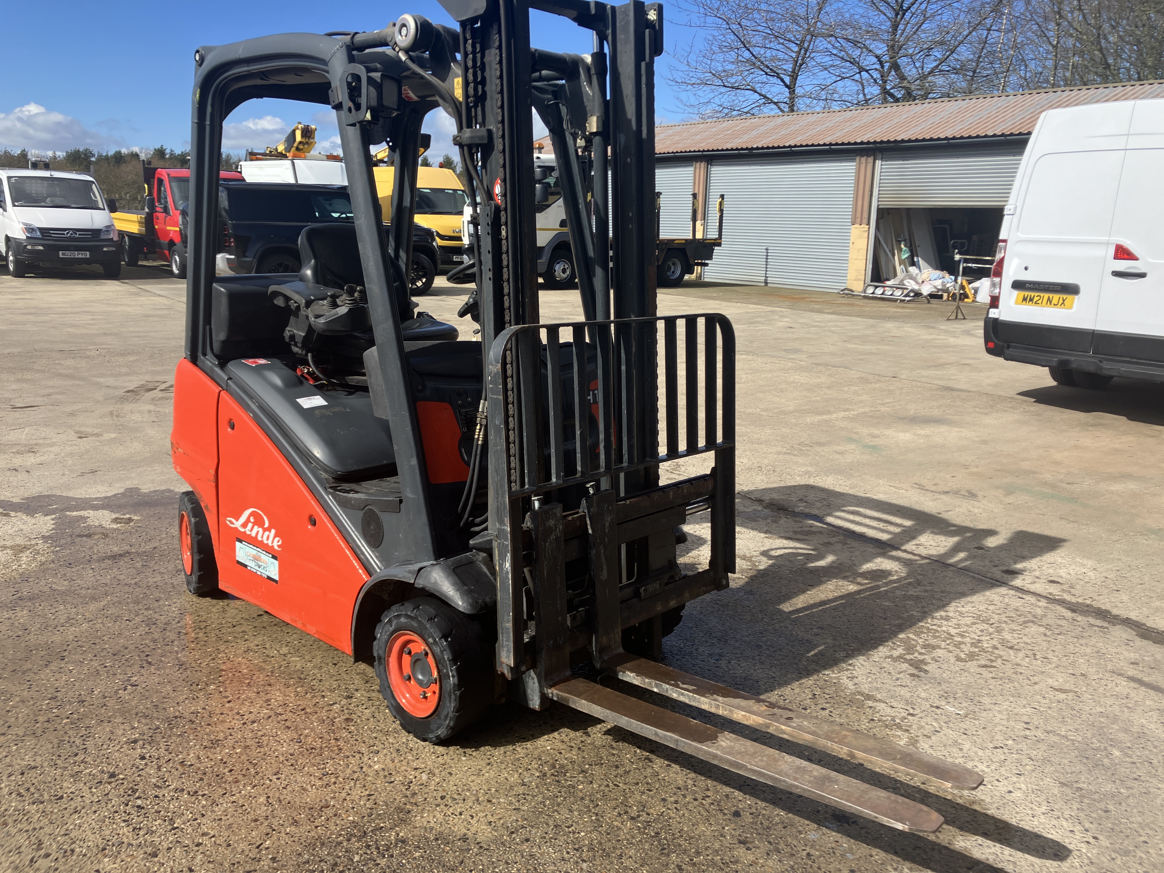LINDE GAS FORKLIFT H14