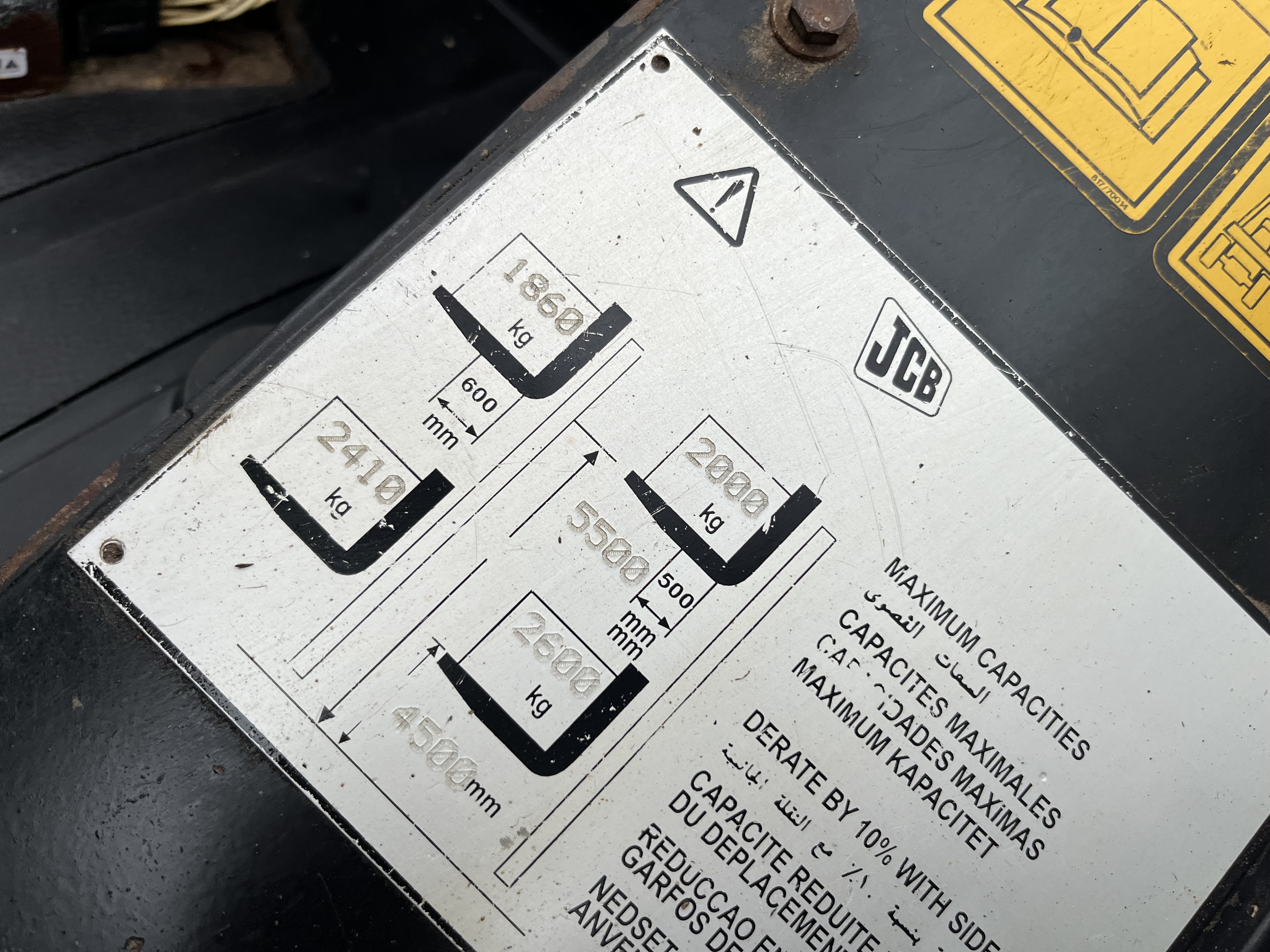 2017 JCB 926 4x4 FORKLIFT