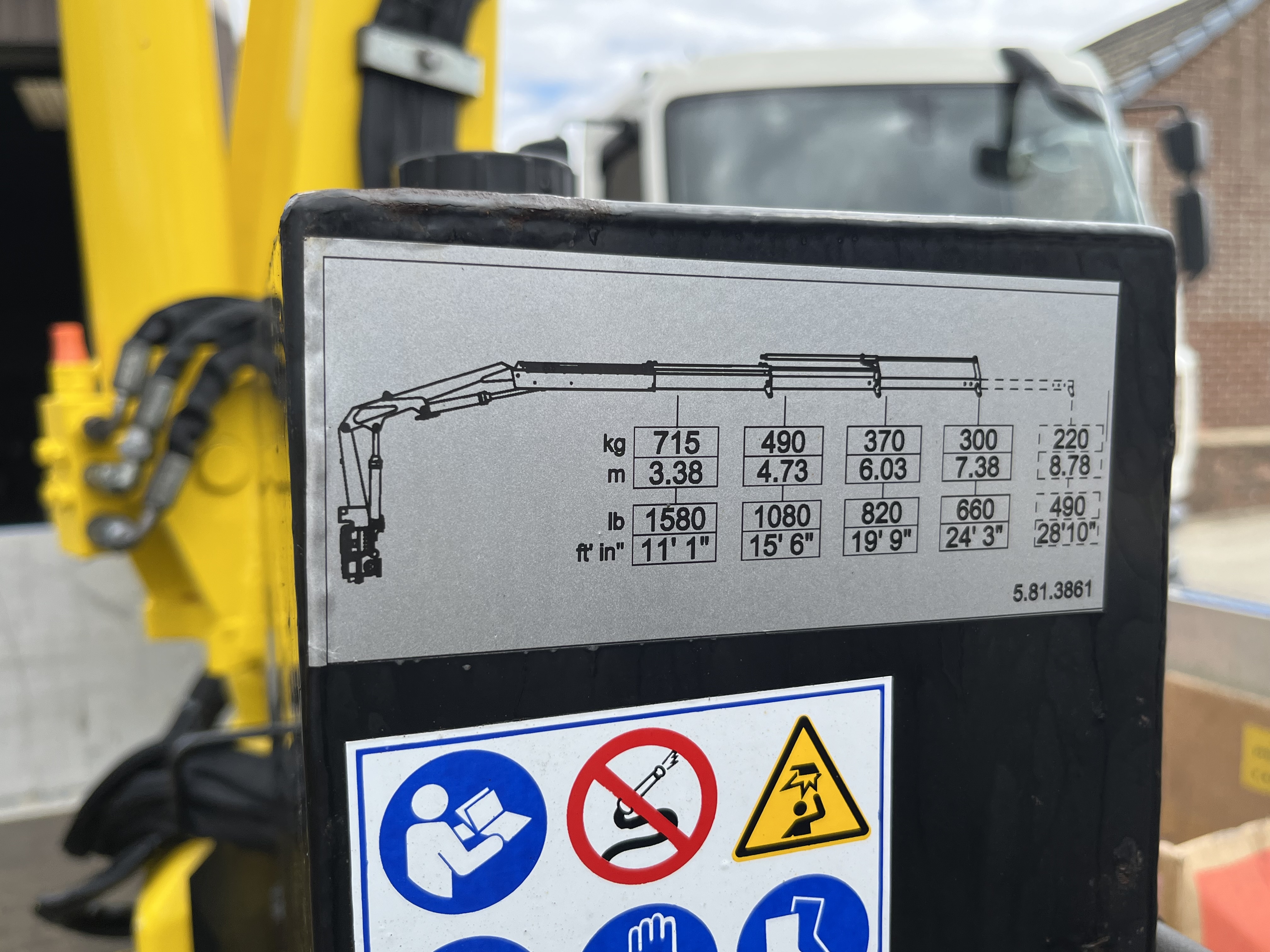 2019 HYVA HB 31 CRANE 3 EXTENSIONS GOOD CONDITION 
