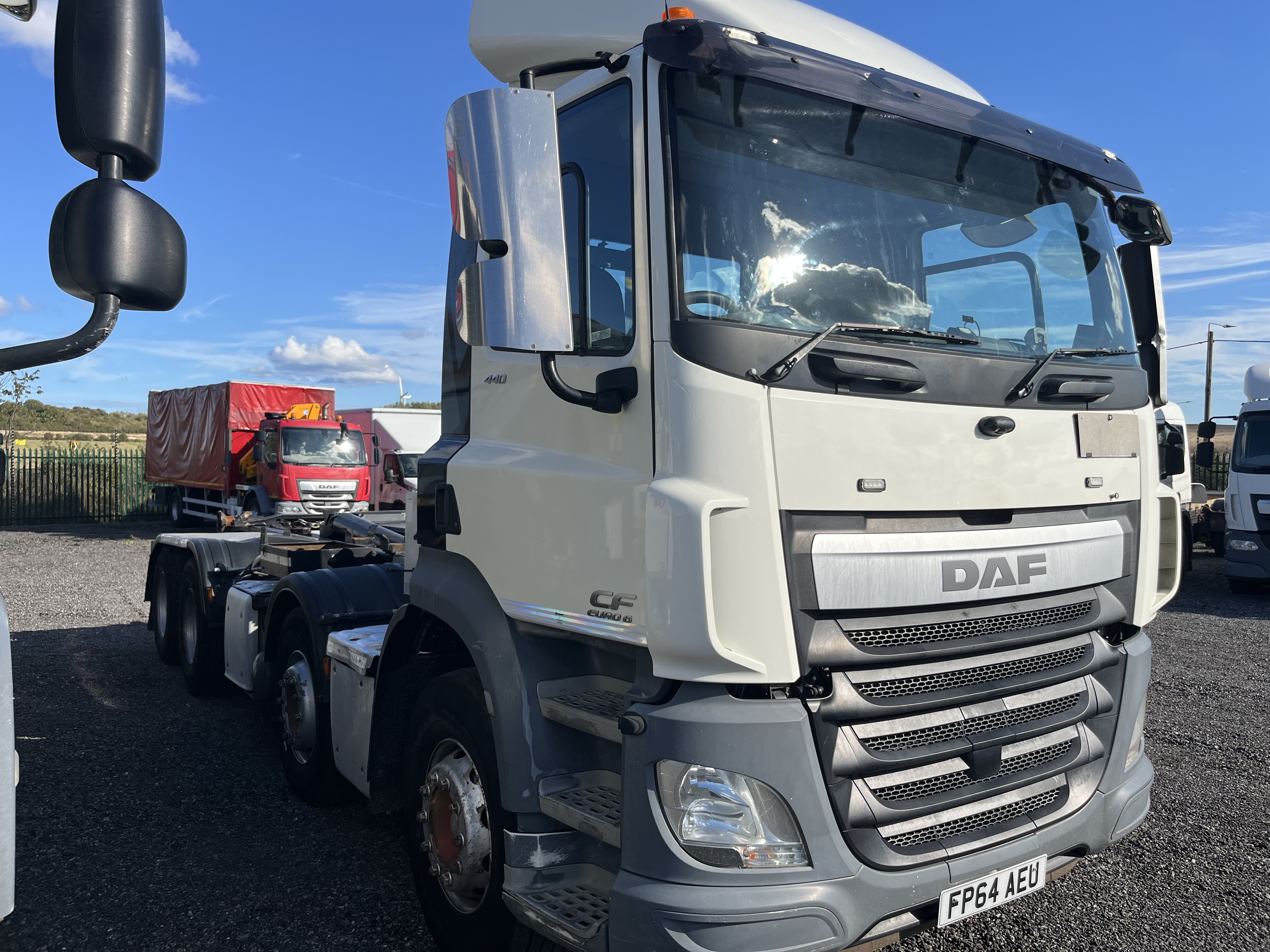 2014 64 plate Daf cf 85.440 8x4 hook loader 