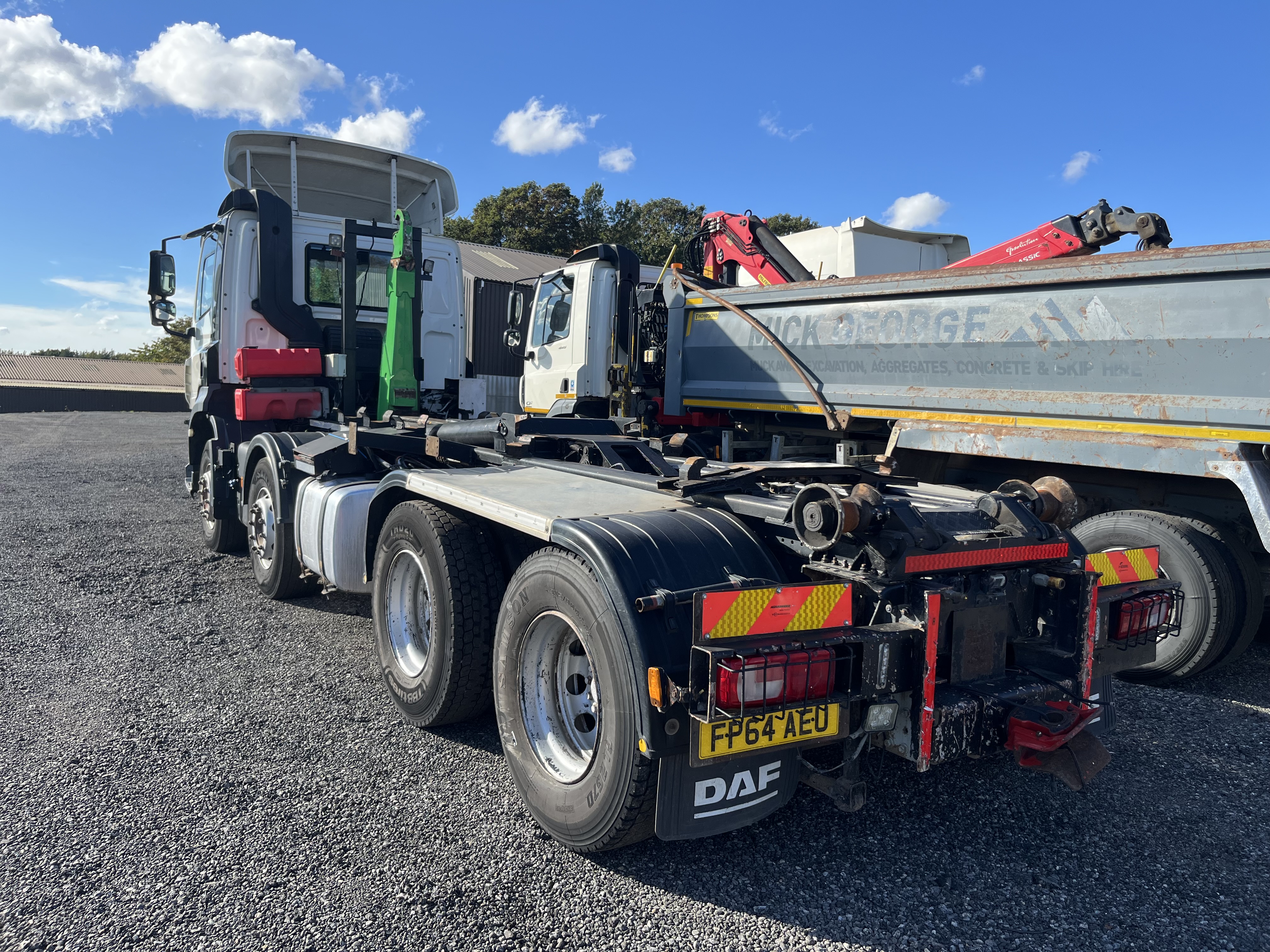 2014 64 plate Daf cf 85.440 8x4 hook loader 