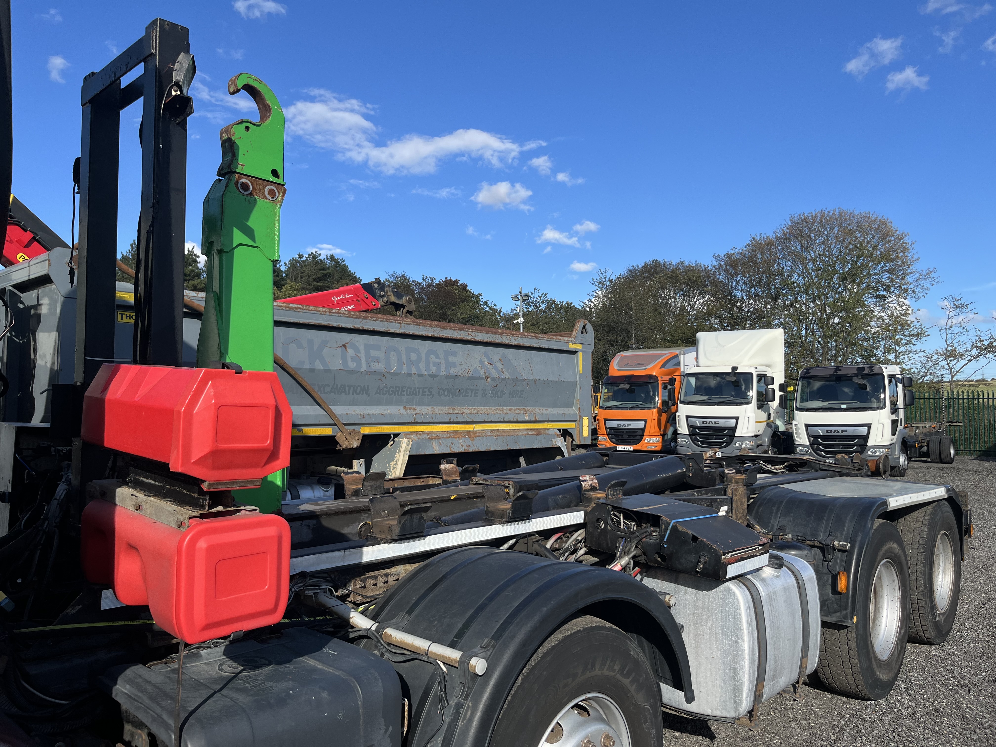 2014 64 plate Daf cf 85.440 8x4 hook loader 