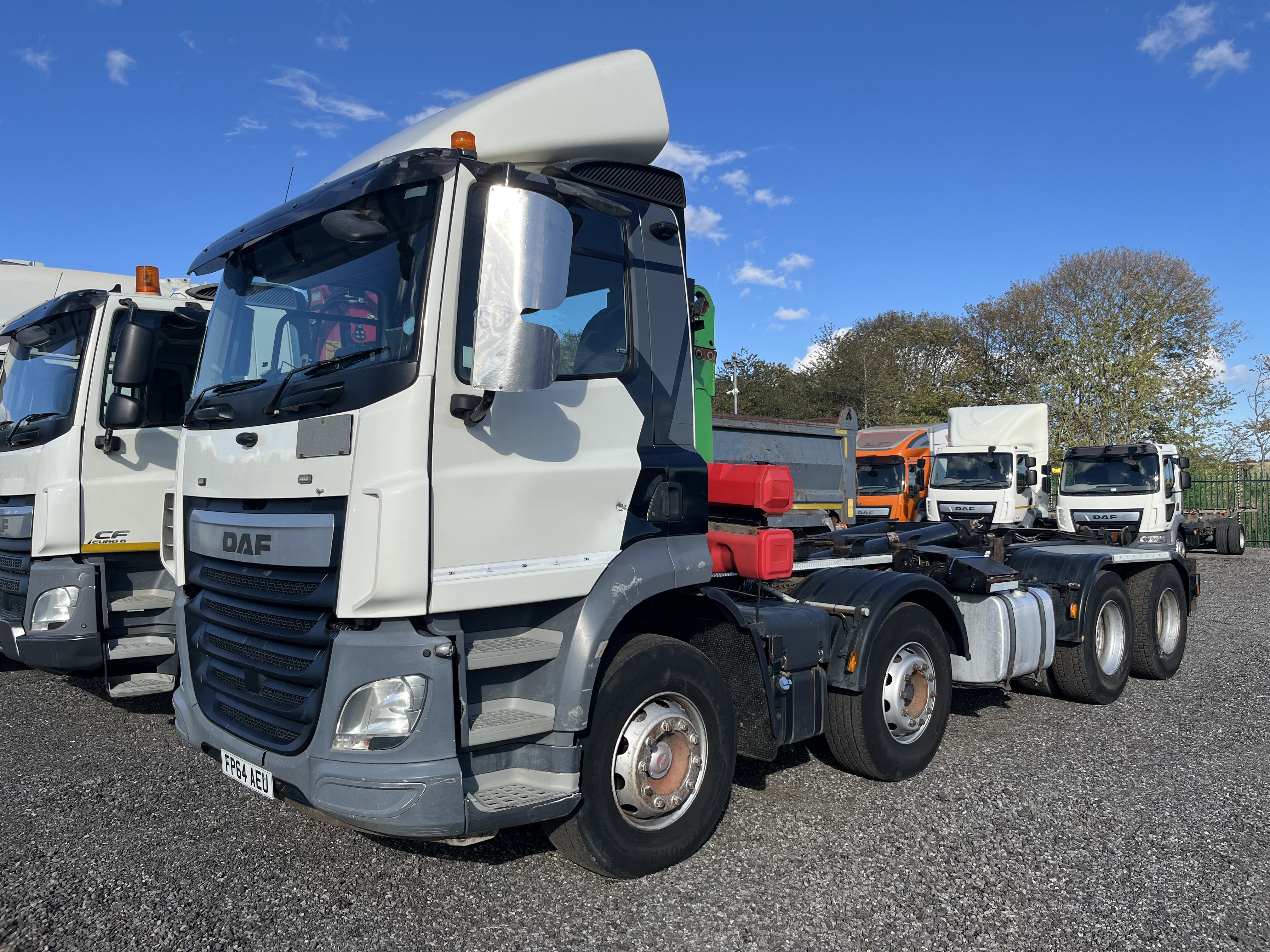 2014 64 plate Daf cf 85.440 8x4 hook loader 