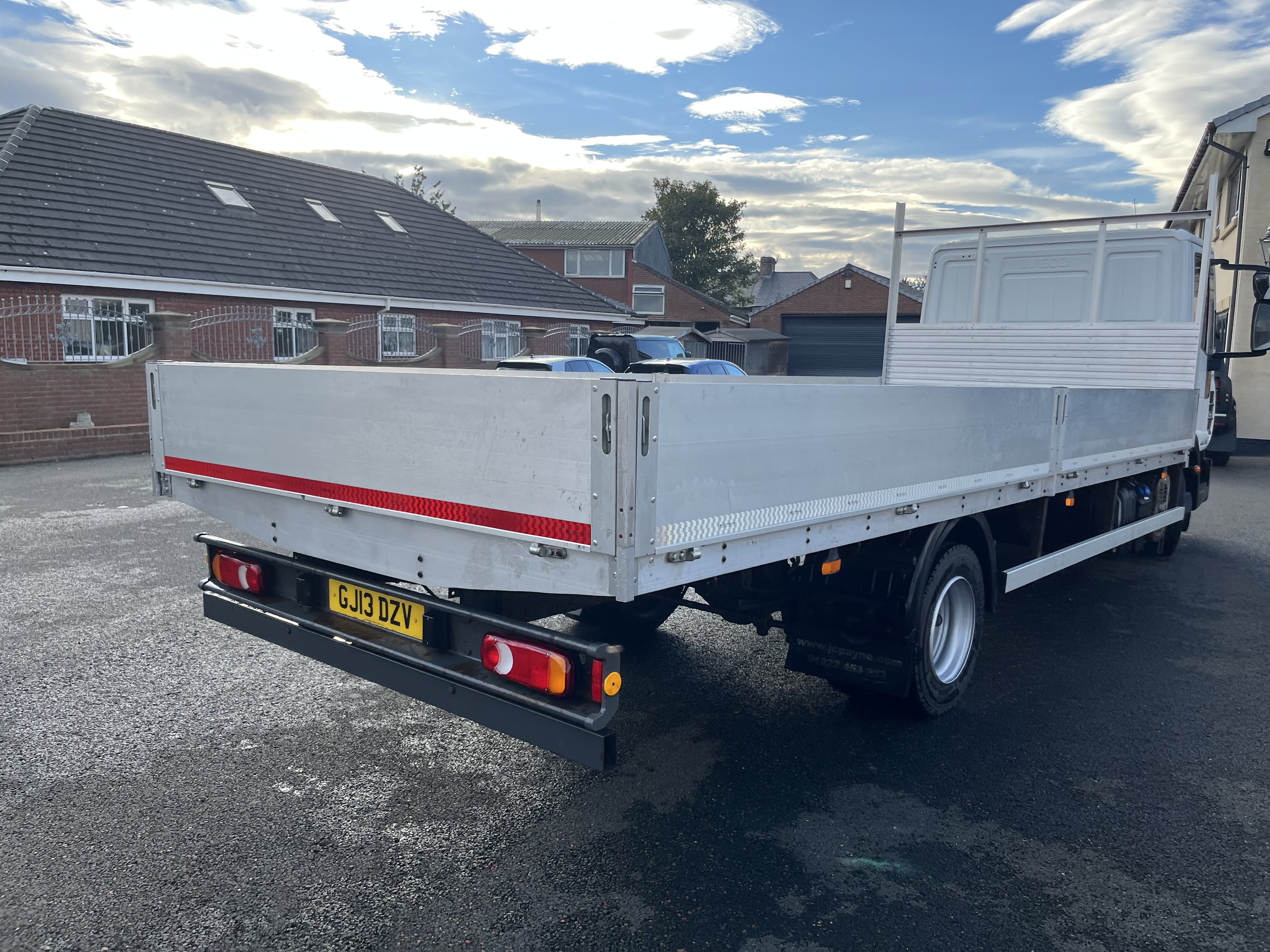 2013 IVECO 75E16 ALLOY DROP SIDE 