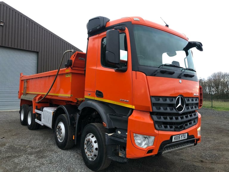 Mercedes-Benz Arocs 8x4 8 wheel tipper euro 6 Thomson bodyeasy sheet