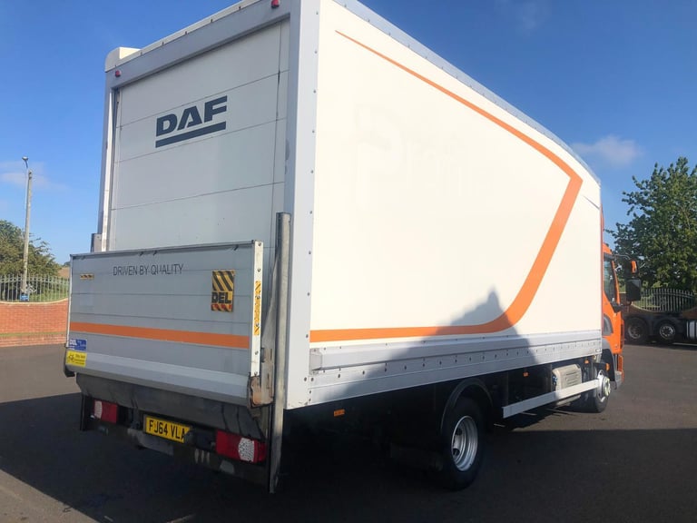 64 DAF LF 45.150 7.5 TON 20 FT BOX WITH TAIL LIFT EURO 6