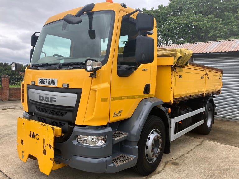 2017 67 DAF LF 55.260 18 TON 3 WAY INSULATED TIPPER EURO 6