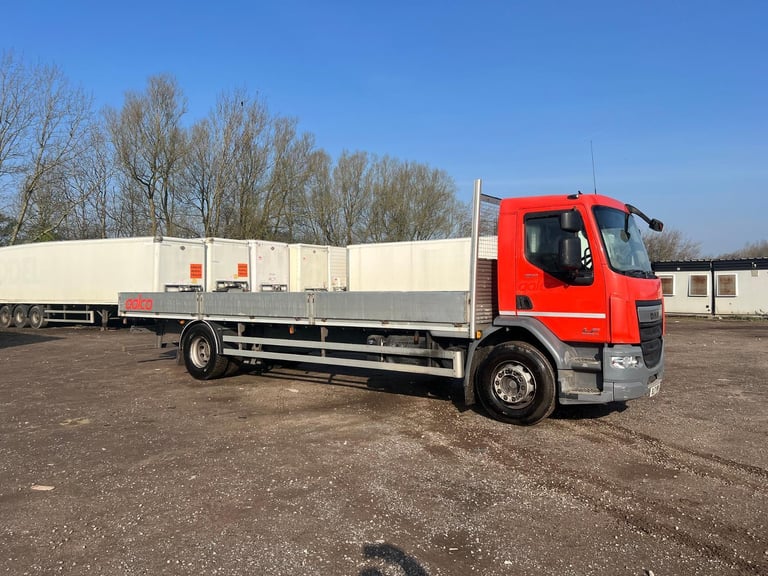 2013 MAN TGL 7.5 ton flatbed truck manual transmission