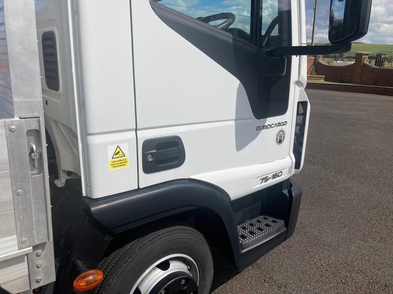 2017 IVECO EUROCARGO 75-160 euro 6 21ft ALLOY DROP SIDE TRUCK