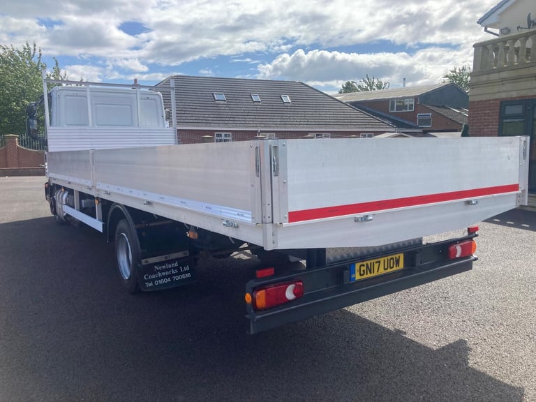 2017 IVECO EUROCARGO 75-160 euro 6 21ft ALLOY DROP SIDE TRUCK