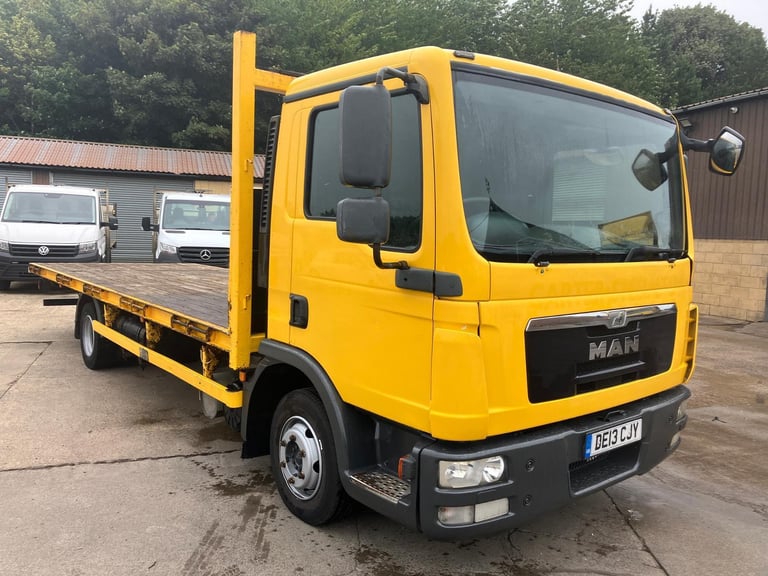 2013 MAN TGL 7.5 ton flatbed truck manual transmission