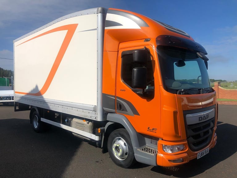 64 DAF LF 45.150 7.5 TON 20 FT BOX WITH TAIL LIFT EURO 6