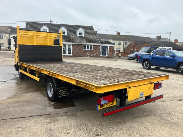 2013 MAN TGL 7.5 ton flatbed truck manual transmission