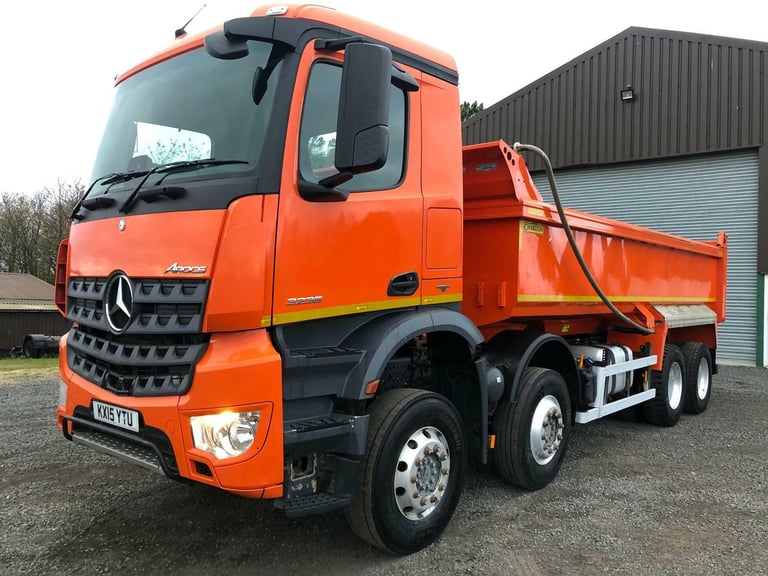 Mercedes-Benz Arocs 8x4 8 wheel tipper euro 6 Thomson bodyeasy sheet