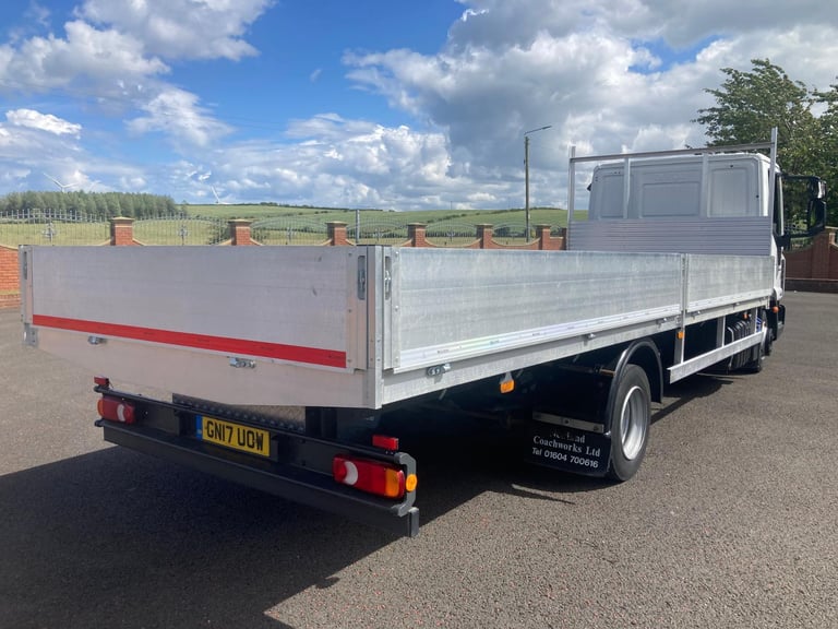 2017 IVECO EUROCARGO 75-160 euro 6 21ft ALLOY DROP SIDE TRUCK